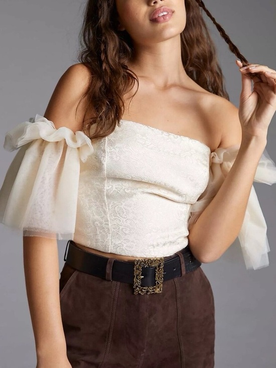 Anthropologie Tops - 🆕 Sunday in Brooklyn Tulle Corset Top